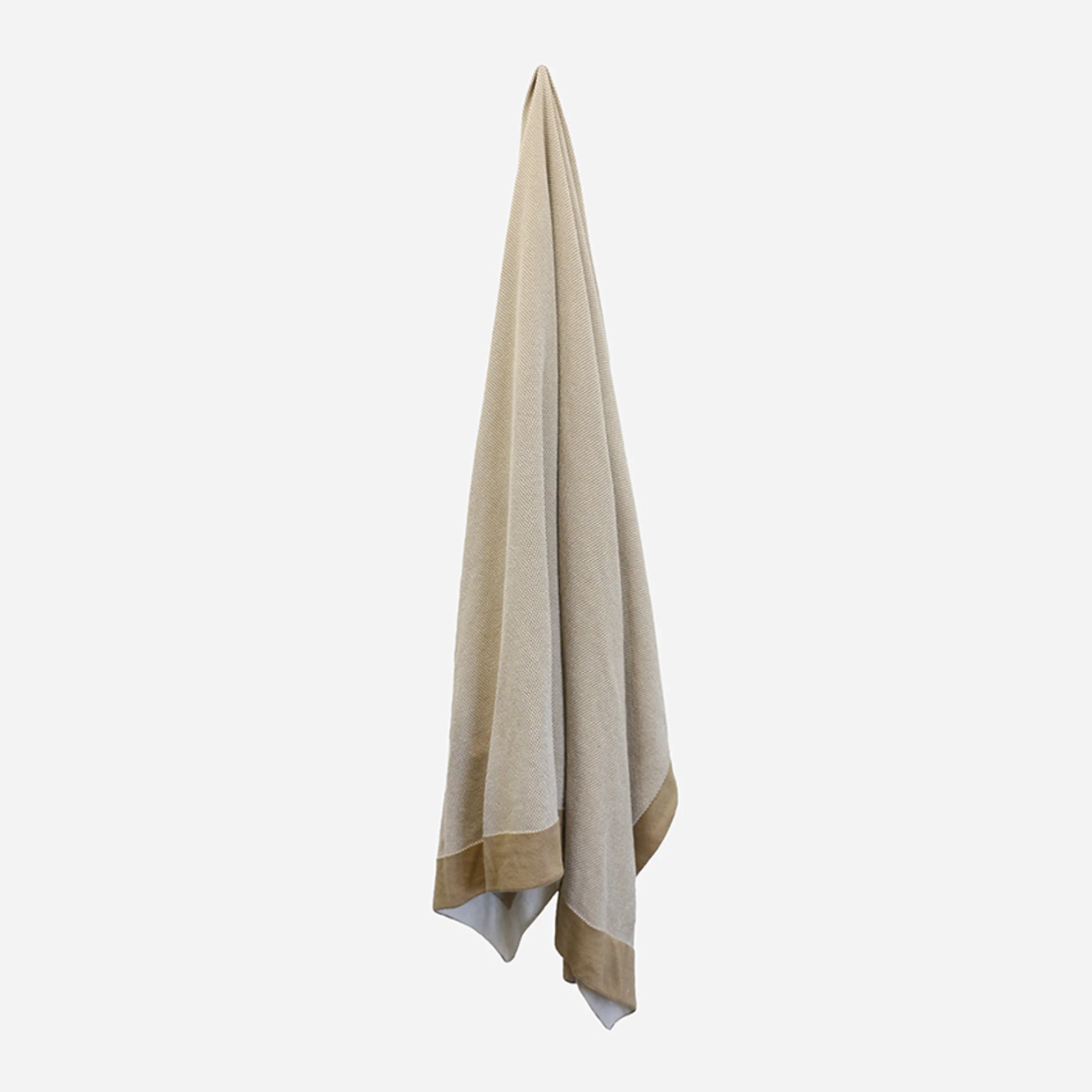 CC Interiors Clyde Throw Boucle Weave - Caramel & Ivory