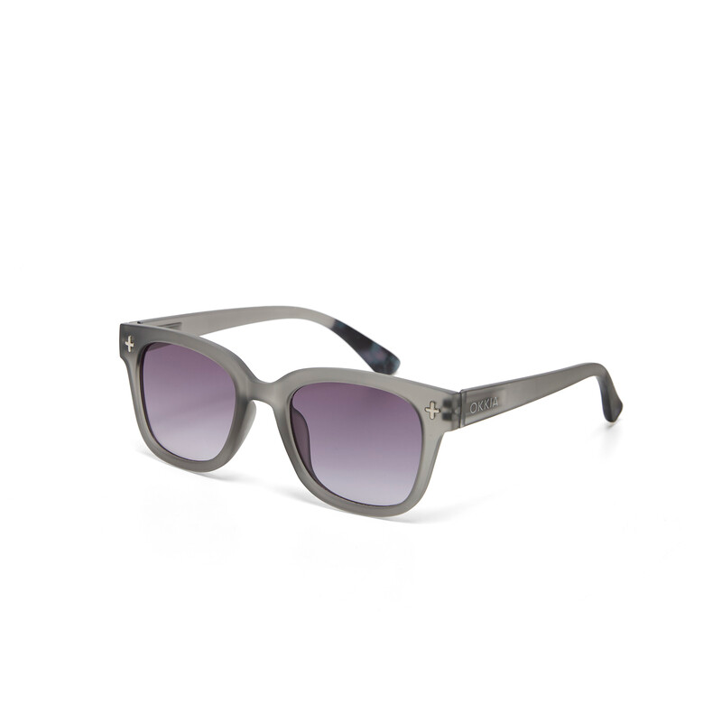 Okkia OK012 Giovanni Sunglasses - Translucent Grey