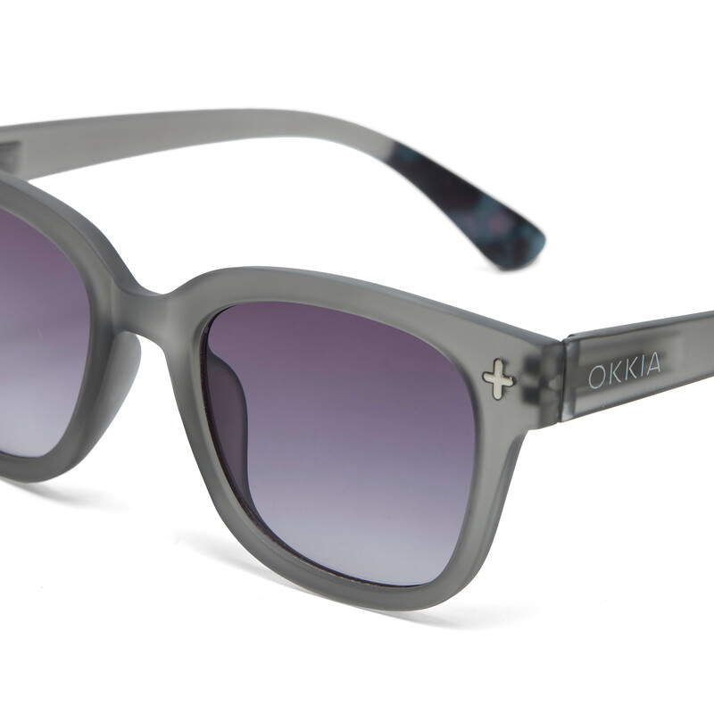 Okkia OK012 Giovanni Sunglasses - Translucent Grey