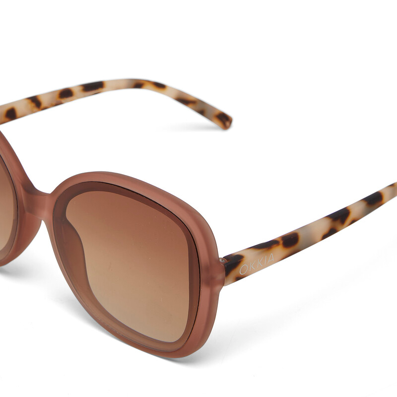 Okkia OK019 Anna Sunglasses - Pink Havana