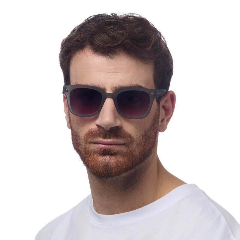 Okkia OK012 Giovanni Sunglasses - Translucent Grey