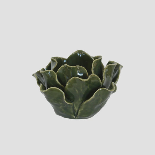 CC Interiors Verde Leaf Candle Holder 110x70
