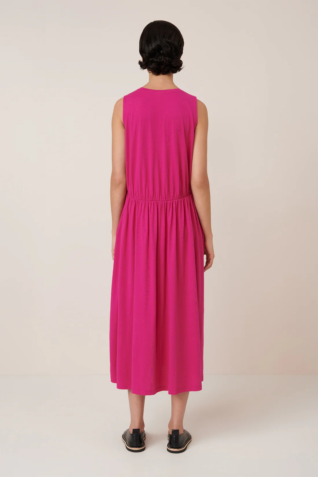 Kowtow Light Curve Dress - Magenta