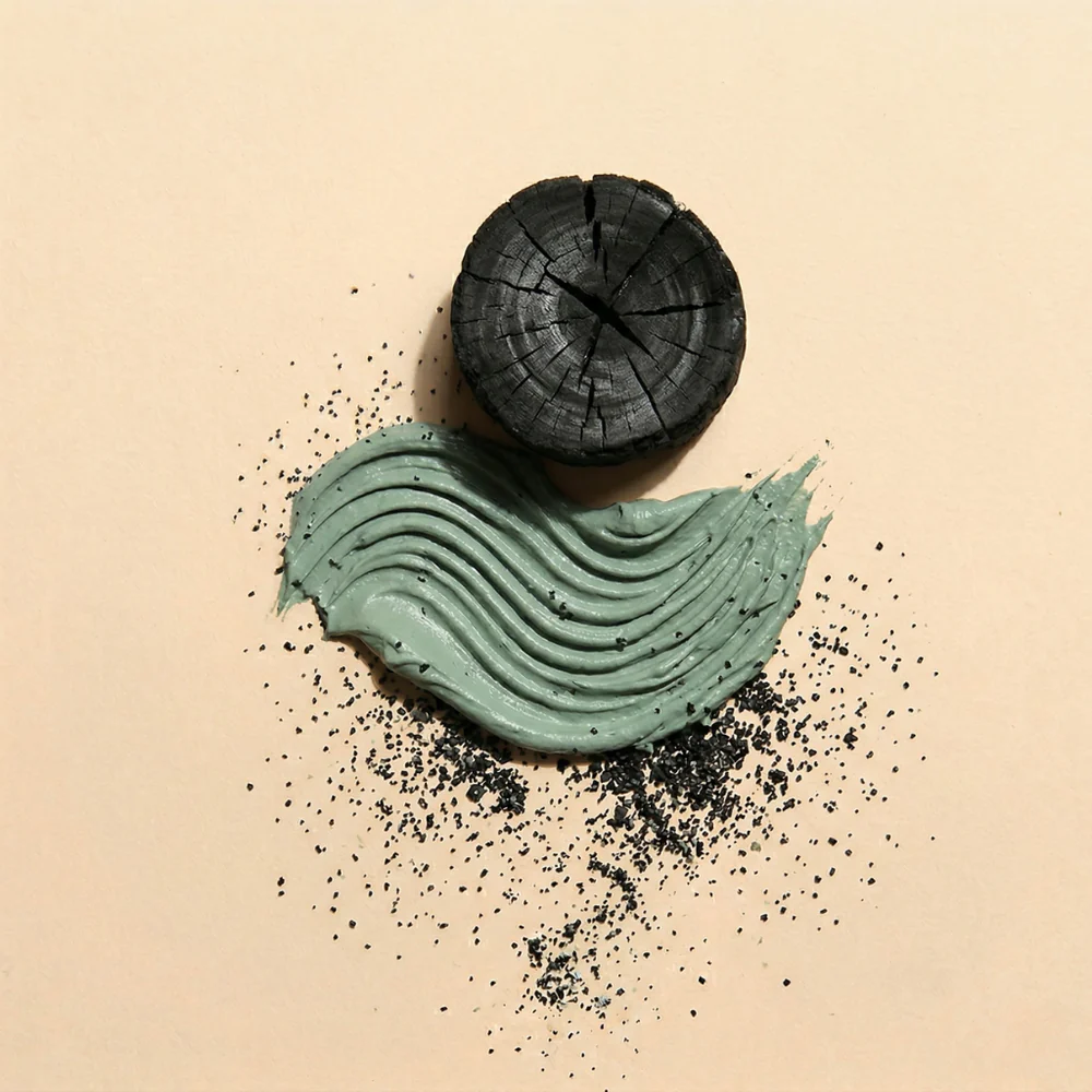 Nude Kiwi Collagen Clay Mask with Chia & Charcoal - 100g