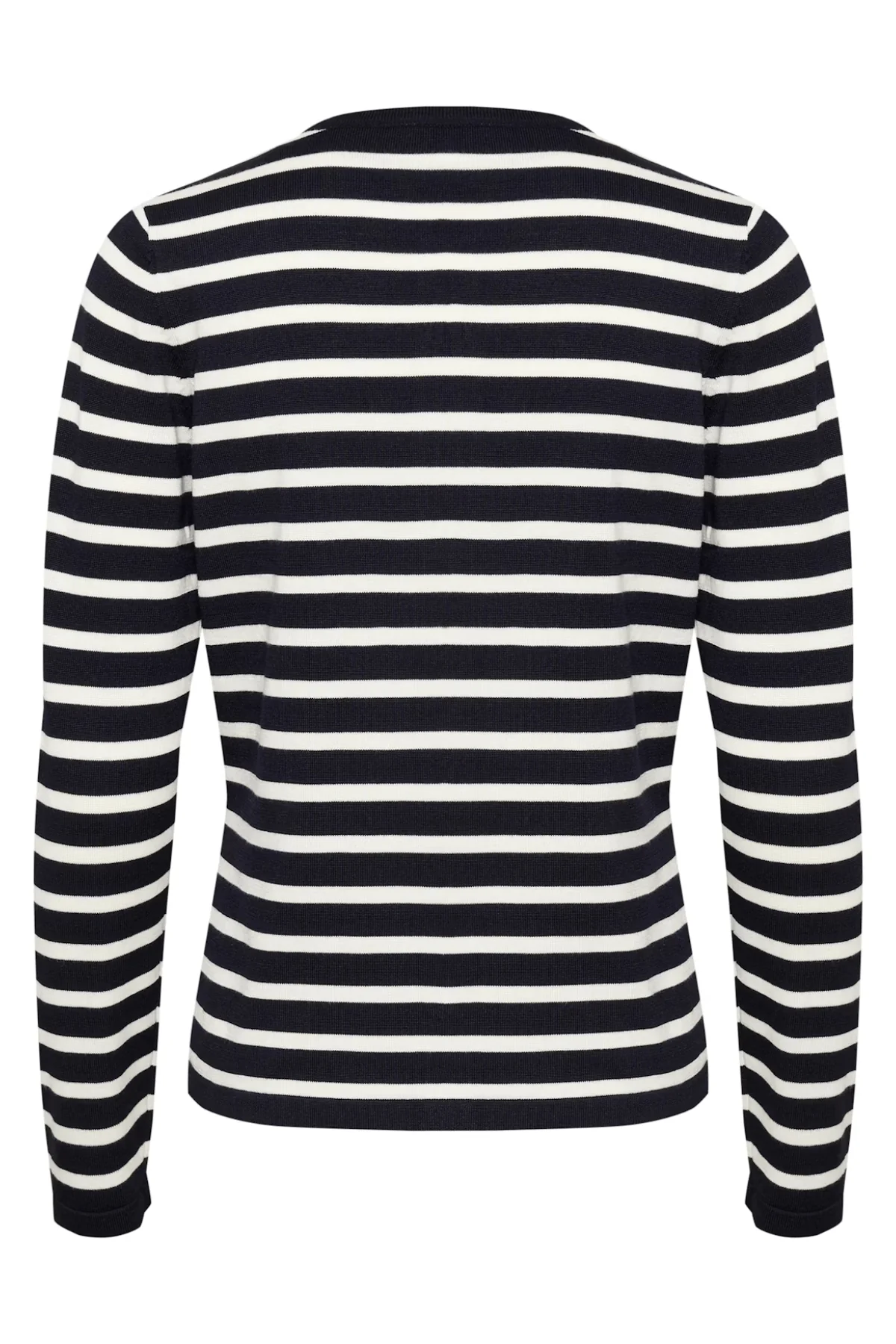 Saint Tropez Mila Striped Cardigan - Black Stripe