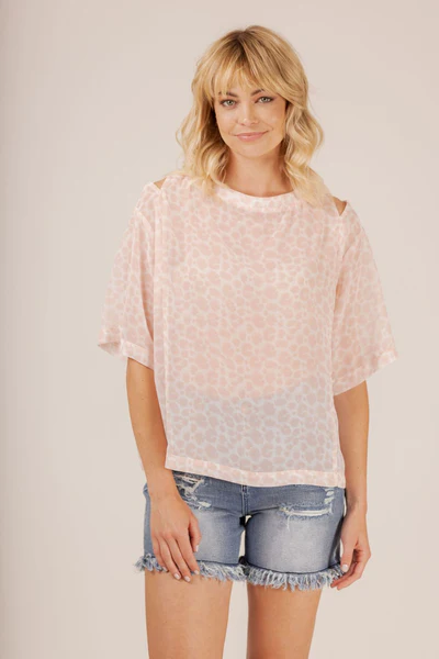 Mi Moso Peggy Top - Pink
