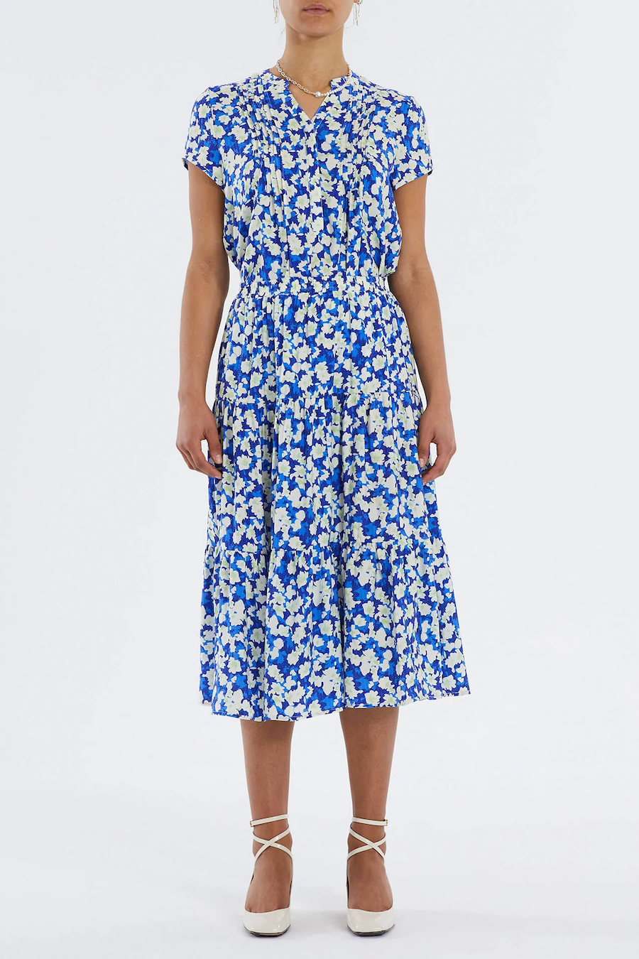 Lollys Laundry Morning Skirt - Blue Floral