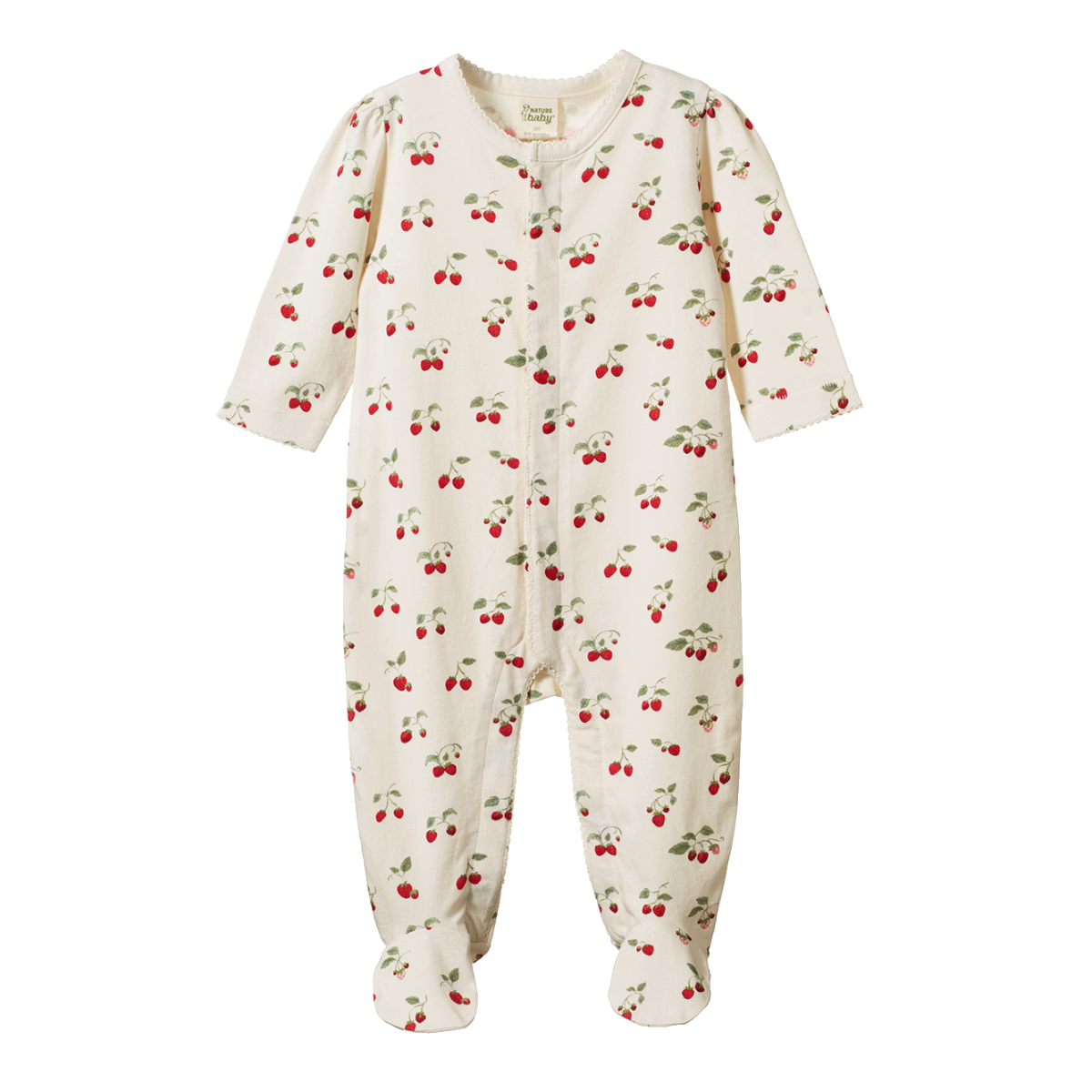 Nature Baby Lucy Suit - Strawberry Blush Print