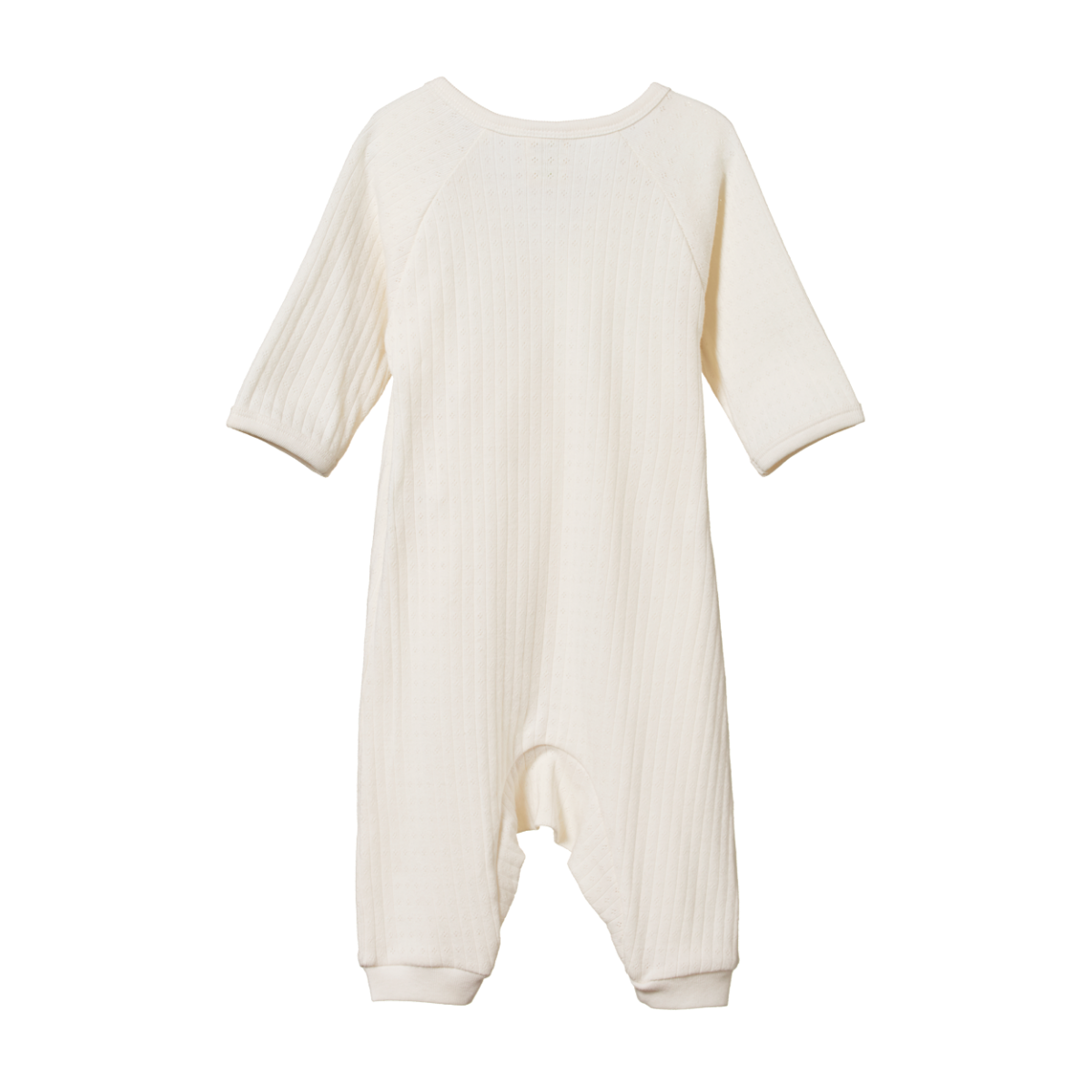 Nature Baby Kimono Stretch & Grow Pointelle - Natural