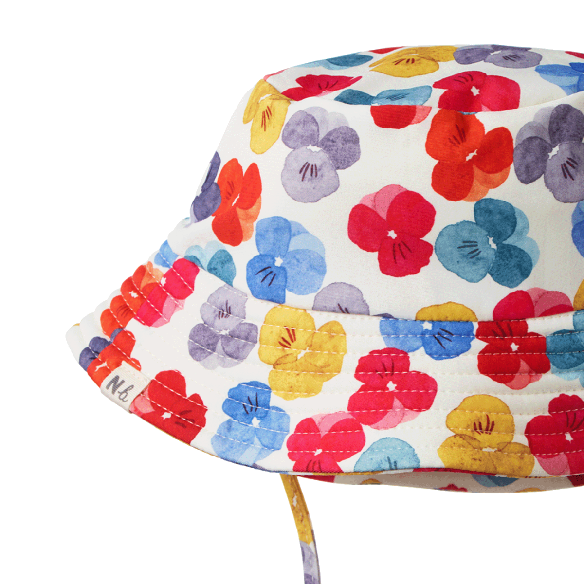 Nature Baby Splash Sunhat - Painted Delphine Print