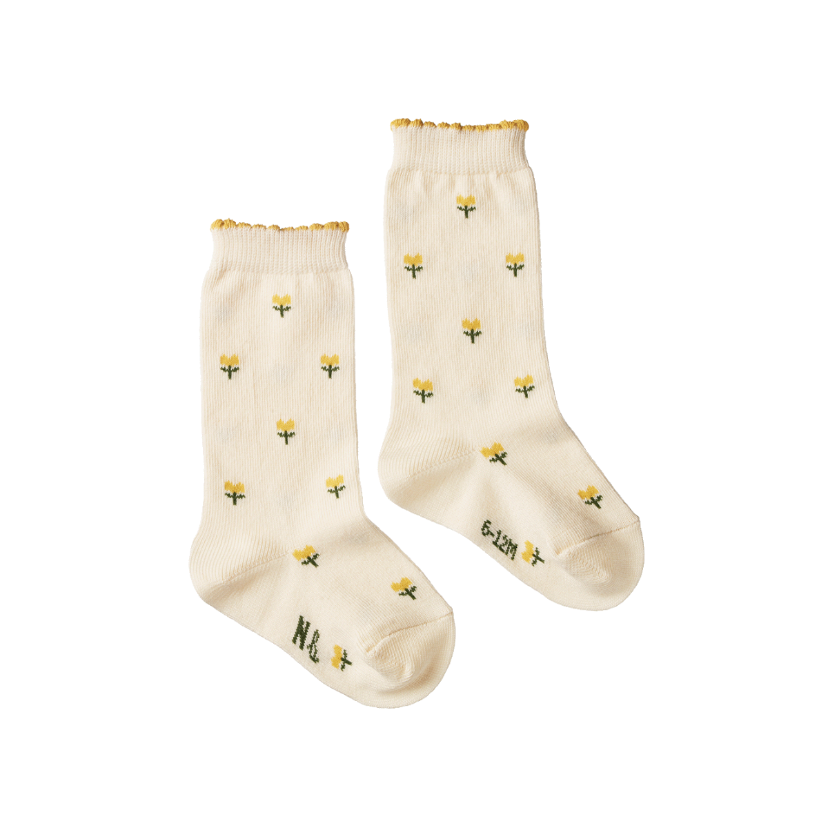 Nature Baby Organic Cotton Socks - Tulips