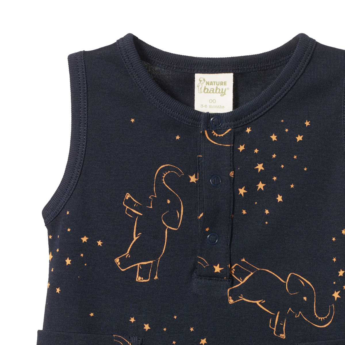 Nature Baby Camper Suit - Fairground Navy Print