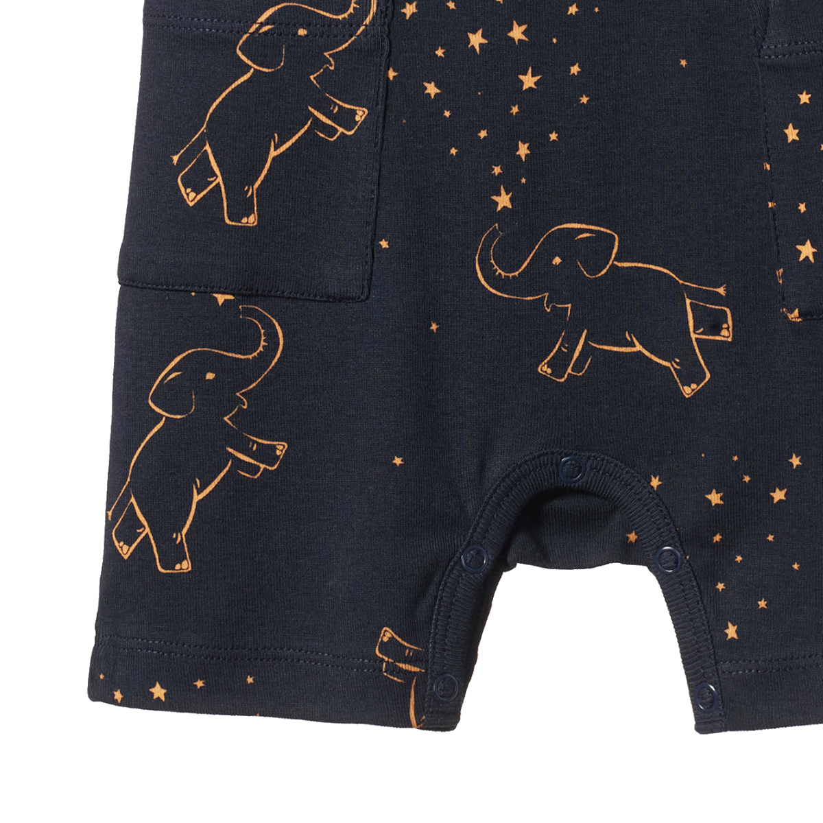 Nature Baby Camper Suit - Fairground Navy Print