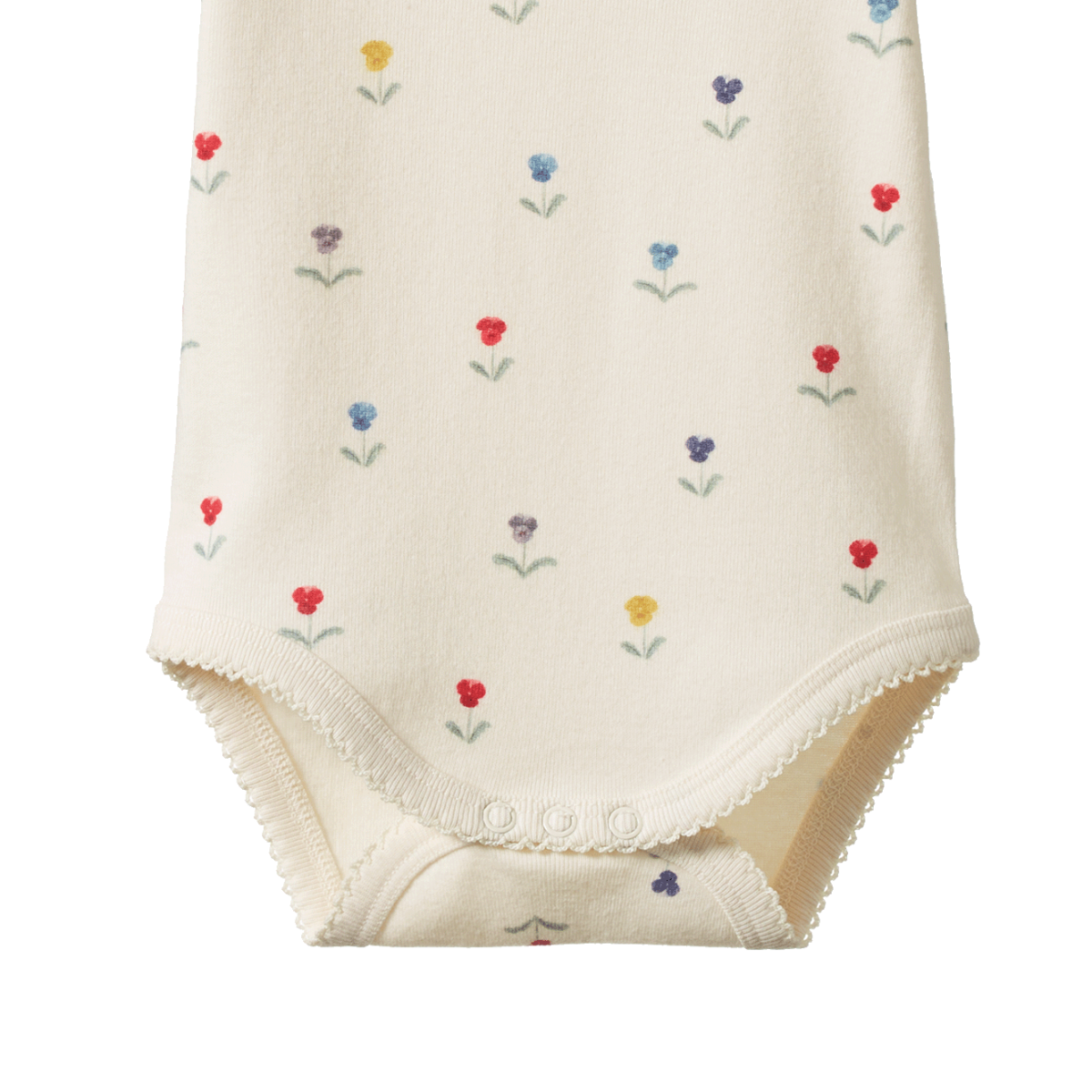 Nature Baby Short Sleeve Bodysuit - Delphine Print