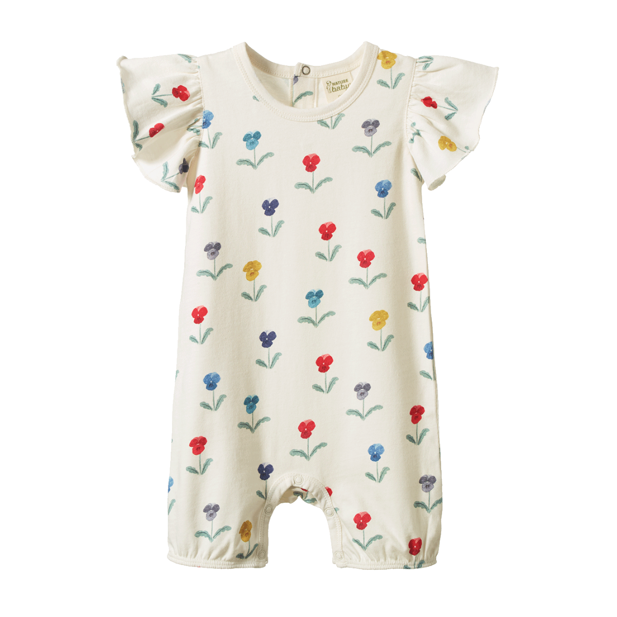 Nature Baby Tilly Suit - Delphine Blooms Print