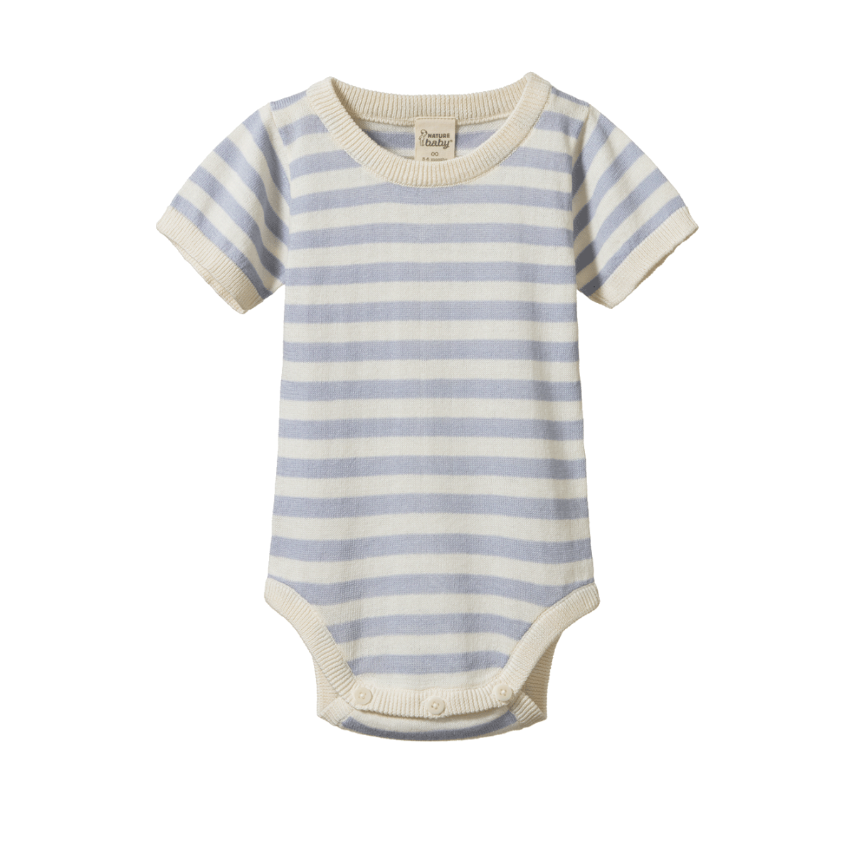 Nature Baby Ren Bodysuit - Blue Sea Stripe