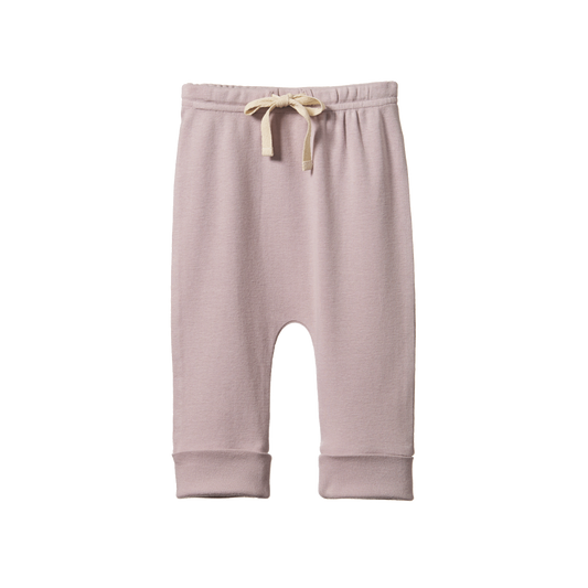 Nature Baby Cotton Drawstring Pants - Lilac