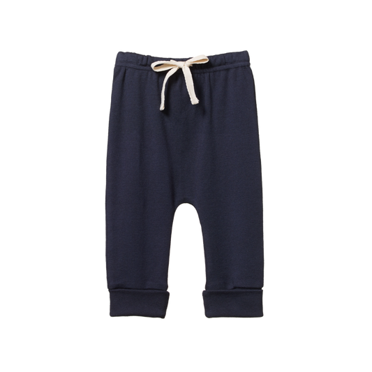 Nature Baby Drawstring Pants - Navy