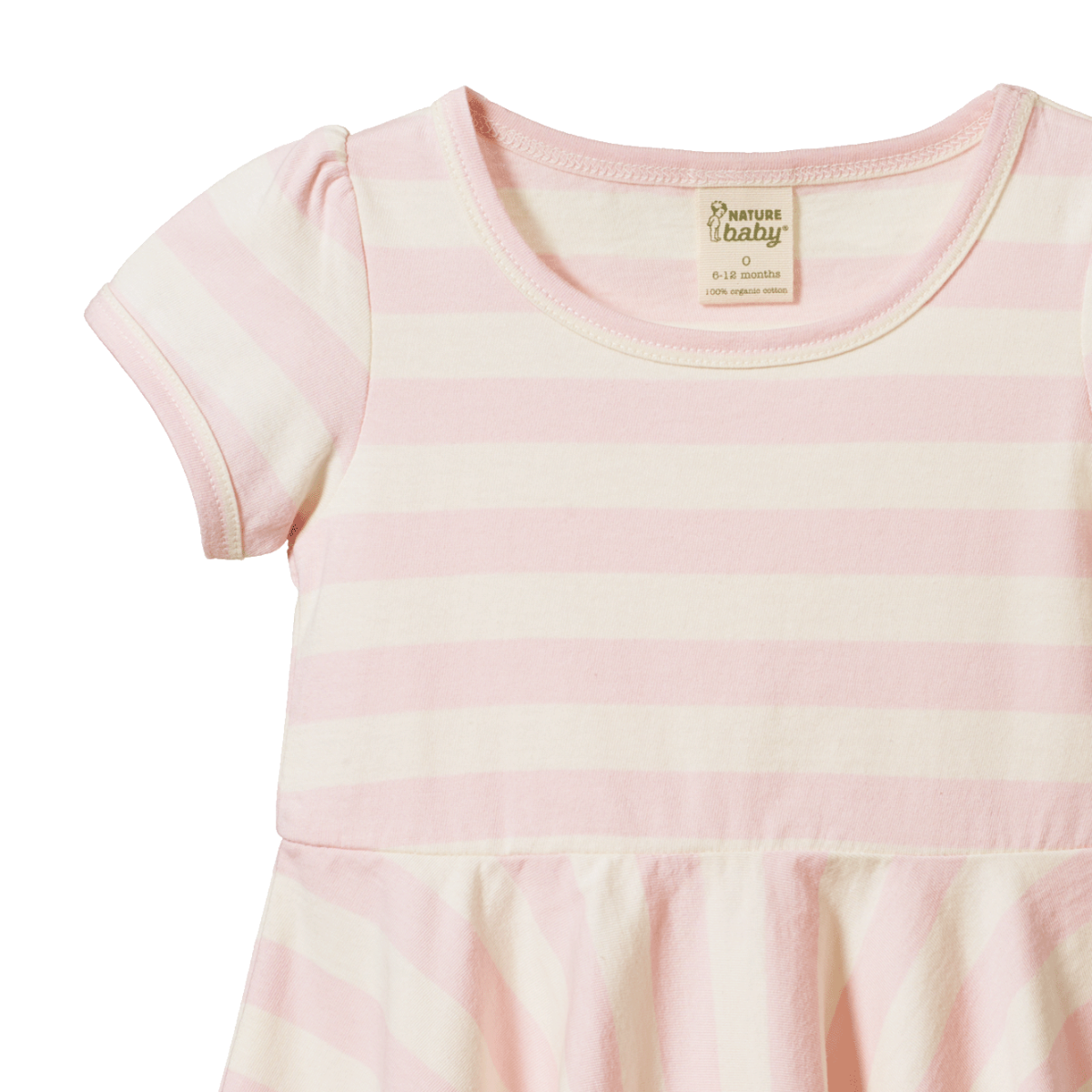 Nature Baby Seaside Dress - Cotton Candy Stripe
