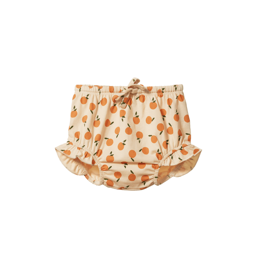 Nature Baby Petal Bloomers - Orange Blossom Print