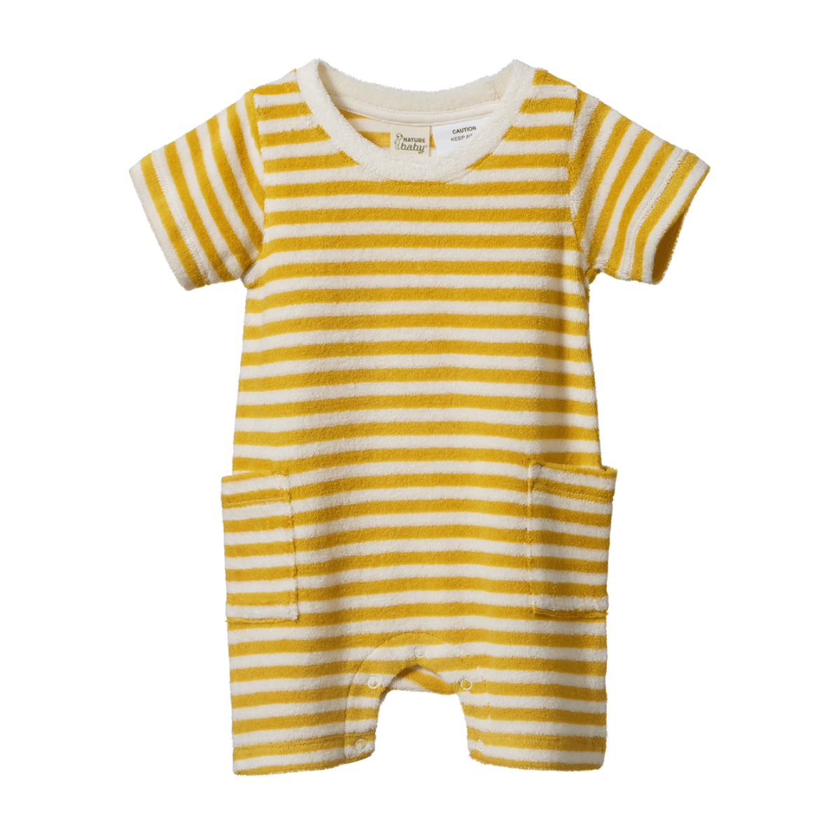 Nature Baby Ocean Suit - Golden Sea Stripe