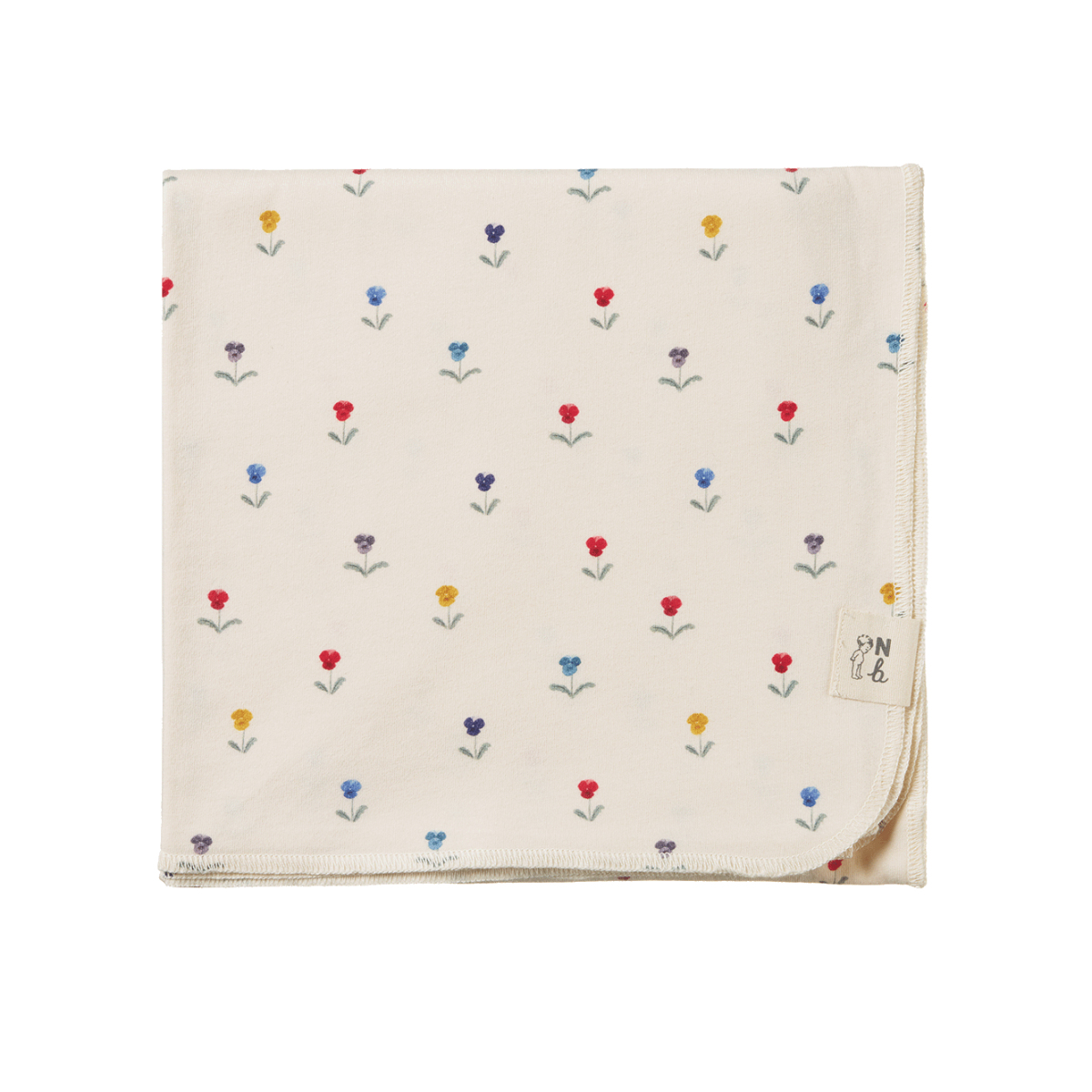 Nature Baby Cotton Wrap - Delphine Print