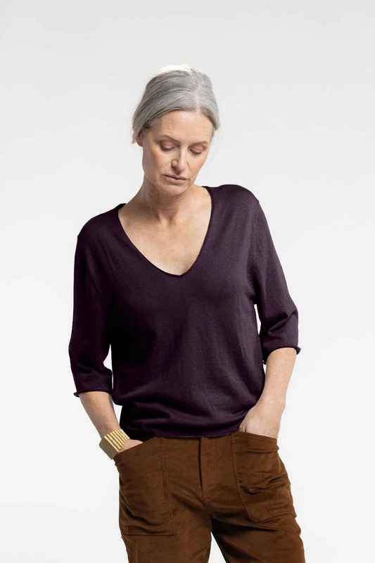 New Lands Sammie Tee - Mulberry