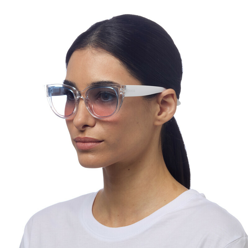 Okkia OK020 Silvia Sunglasses - Transparent/Blue/Pink