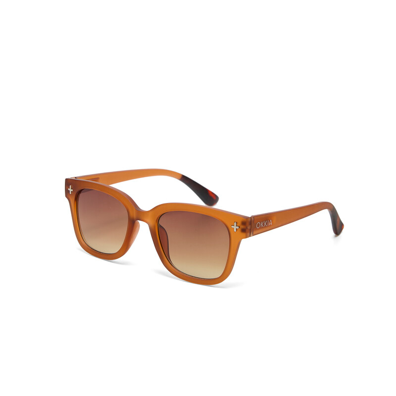 Okkia OK012 Giovanni Sunglasses - Translucent Brown