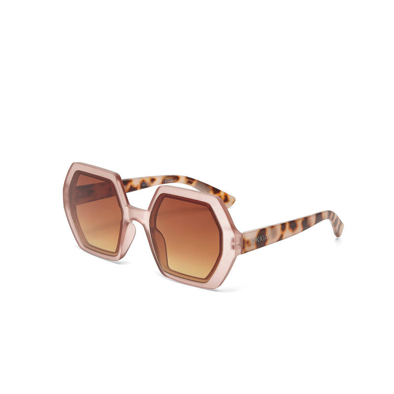 Okkia OK015 Emma Sunglasses - Pink Havana