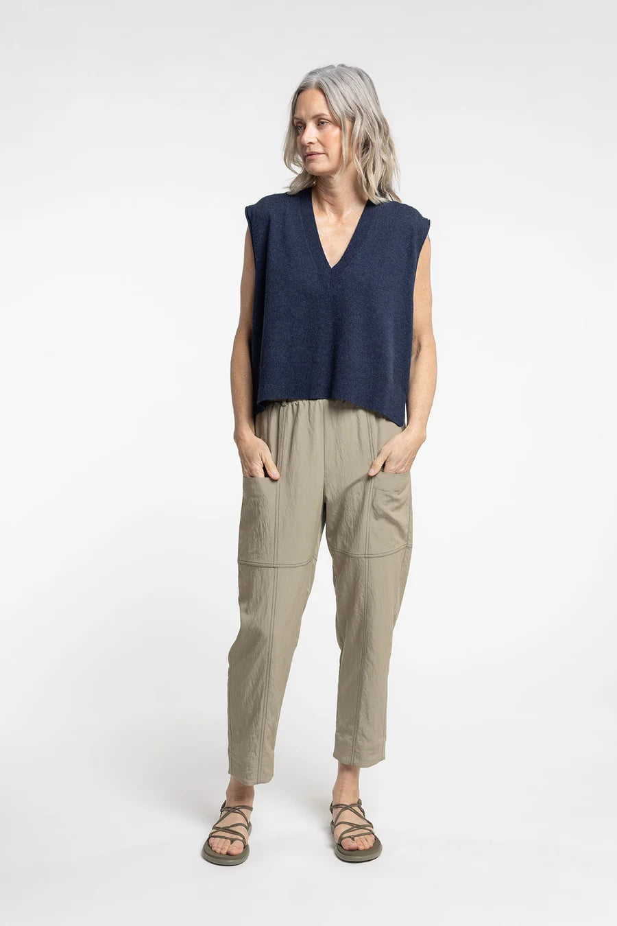 New Lands Excellent Trouser - Taupe