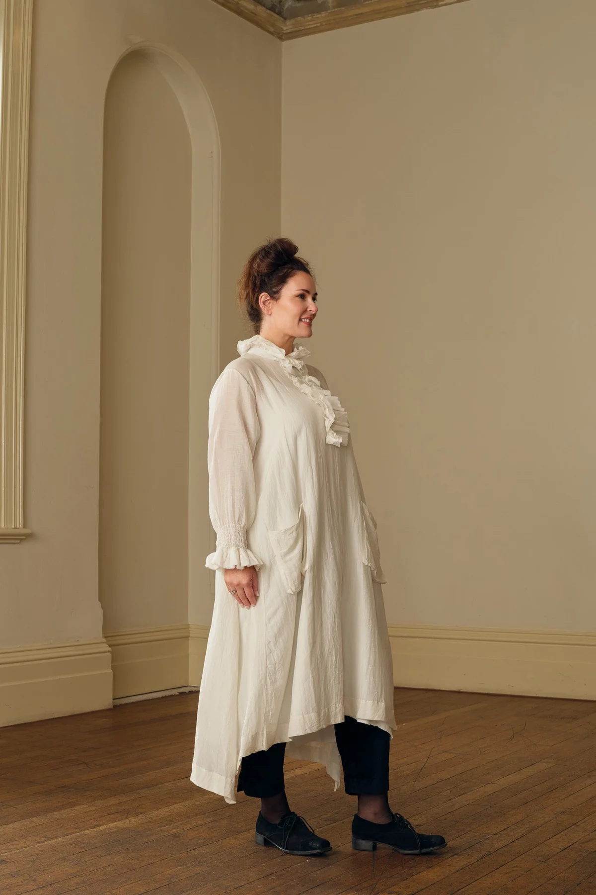 Meg Be Design Odile Tunic Silk Cotton - Cream