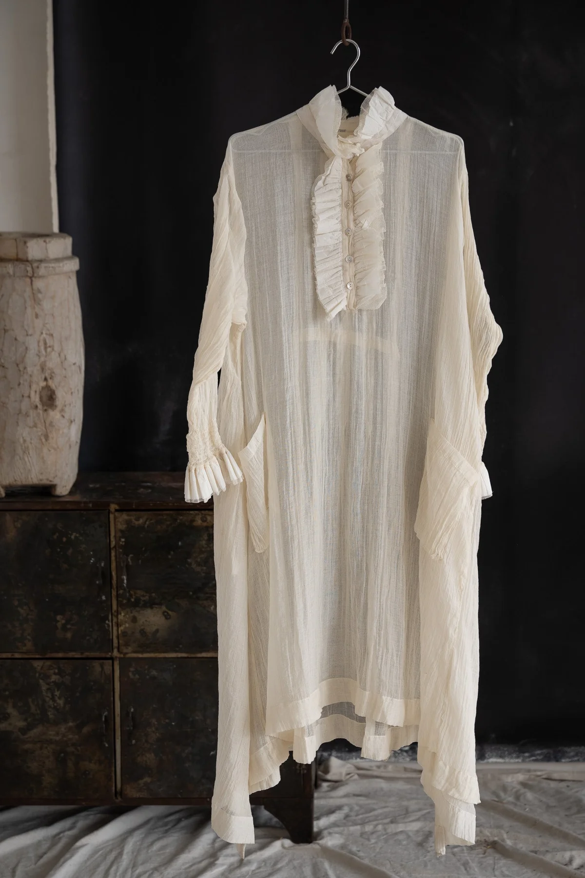 Meg Be Design Odile Tunic Silk Cotton - Cream