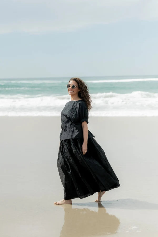 Meg by Design Opera Skirt Cotton Organdy - Black