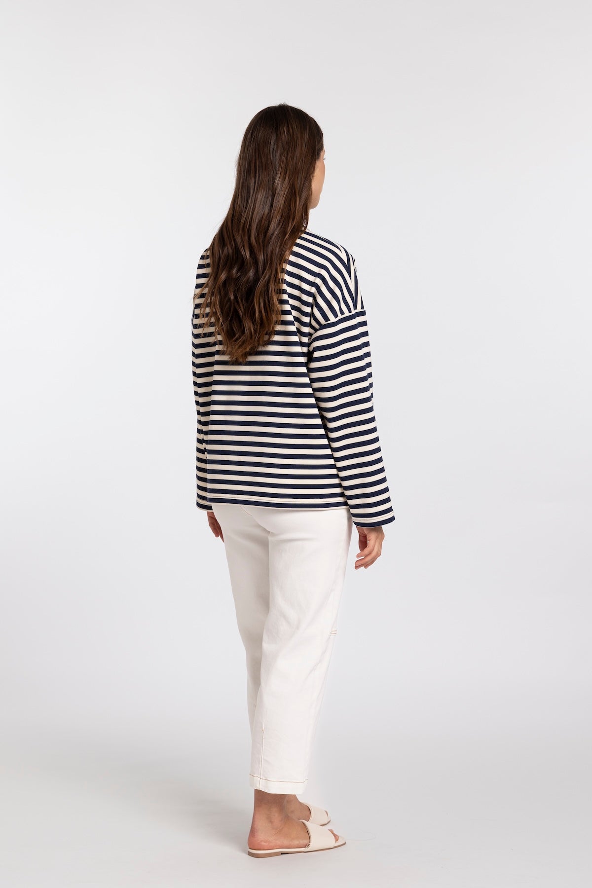 Mi Moso Oversized Sweat - Stripe