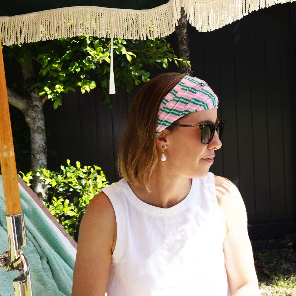 Annabel Trends Happywrap - Pink Green Stripe