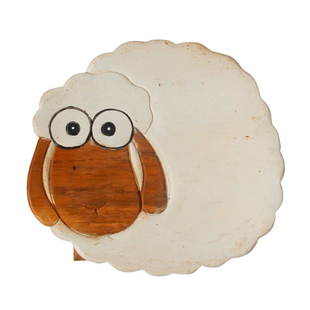 Barron Wooden Kids Stool – Sheep