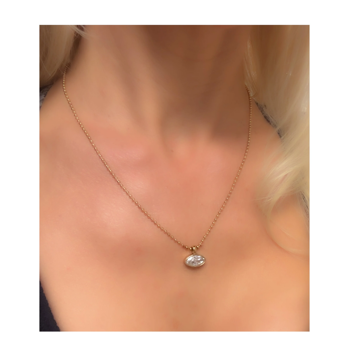 Lindi Kingi Protected Goddess Necklace - Gold