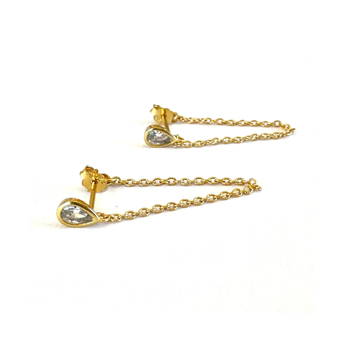 Lindi Kingi Teardrop Studs - Gold