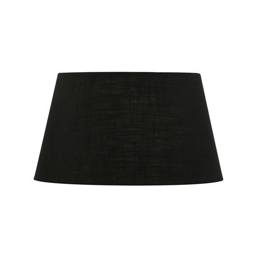CC Interiors Black 41cm Tapered Drum Lampshade