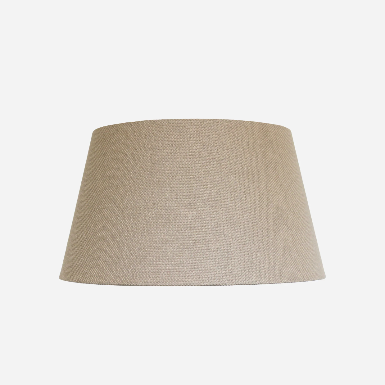 CC Interiors Flax Weave 36cm Tapered Drum Lampshade