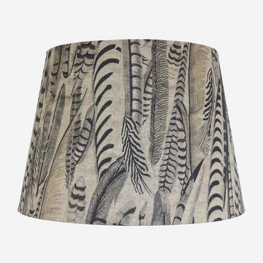 CC Interiors Feathered Tall Tapered Drum 46cm Lampshade