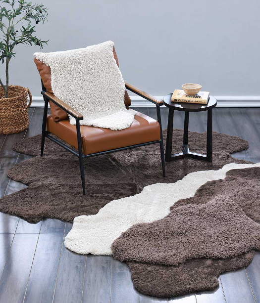 MM Linen NZ Short Wool Sheepskin Rug - Cloud