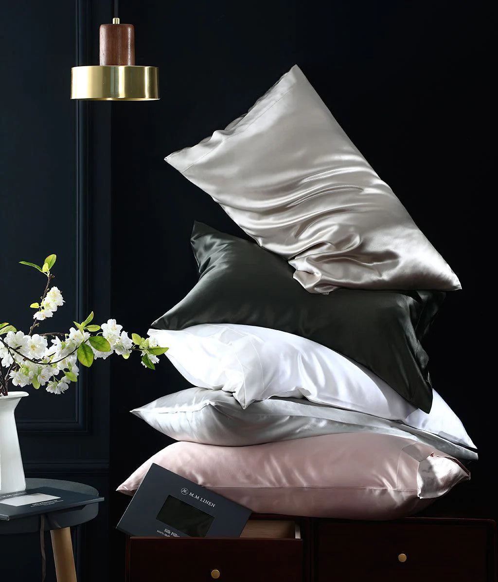 M. M Linen Silk Pillowcover (5 options)