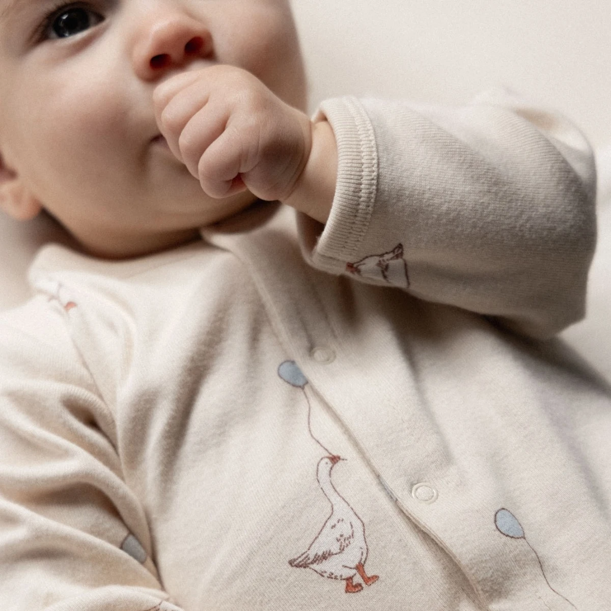 Nature Baby Stretch & Grow - Goose Lullaby Print