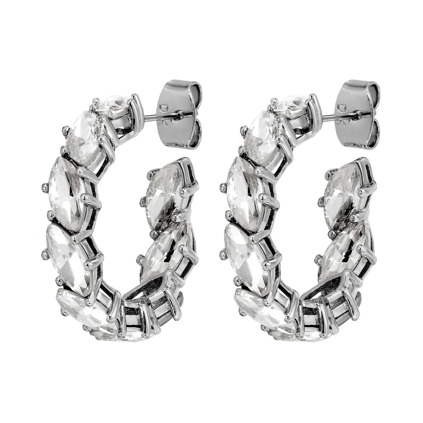Dyrberg/Kern Tamarin Earring - Silver Crystal