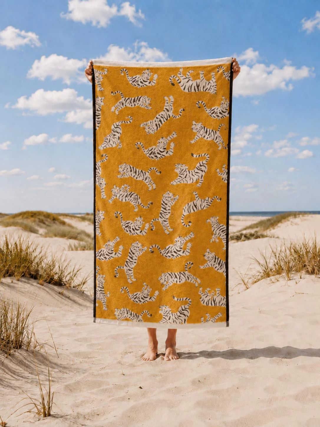 Anorak Organic Cotton Towels - Tigers