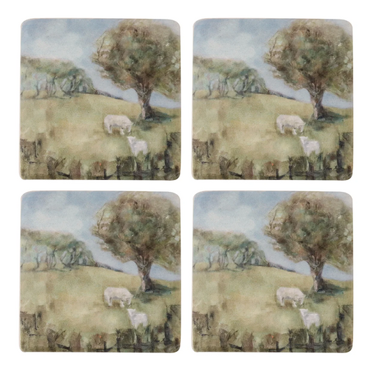 CC Interiors Cornwall Park Coaster Set of 4