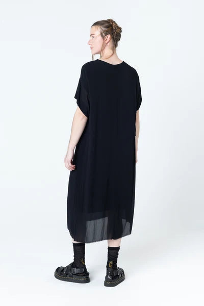 Company Of Strangers Tuck Dress - Black