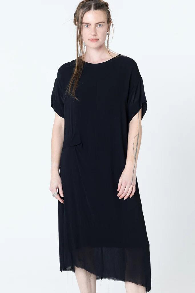 Company Of Strangers Tuck Dress - Black